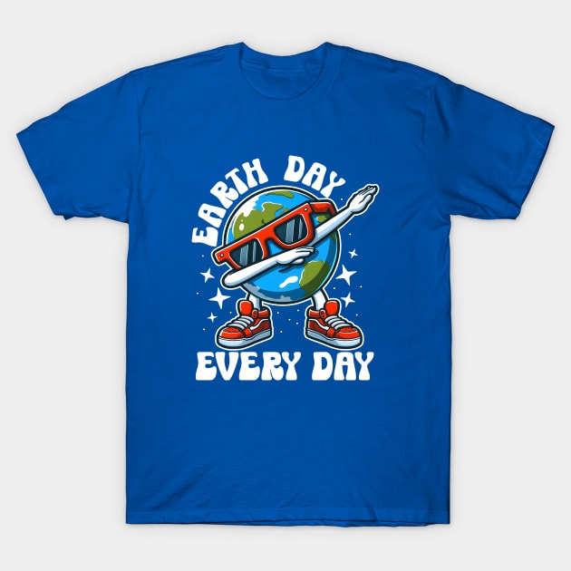 Earth Day Every Day Dabbing T-Shirt by DetourShirts